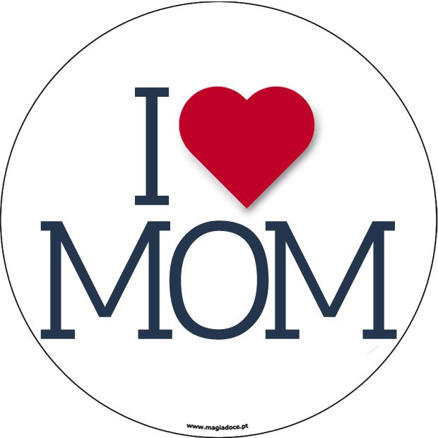 Hóstia I LOVE MOM Cupcakes 35 unidades