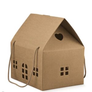 Caixa Casinha Kraft 33x25x19cm Unid