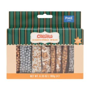 Sprinkles Metálicos 30 Pacotes (180gr) PME