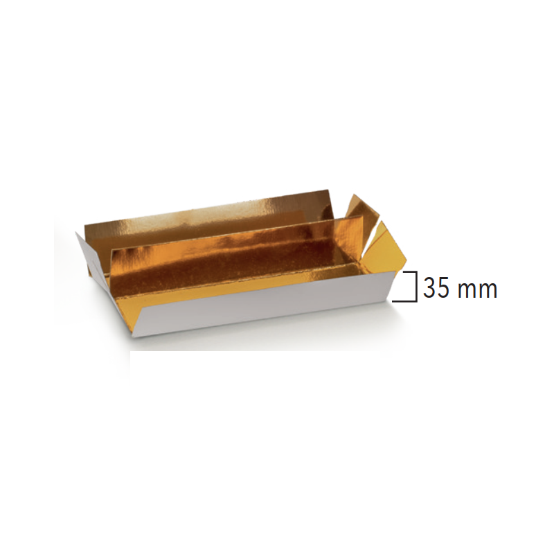 Caixa Bombons Ouro c/ Interior Dourado - Image 2
