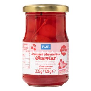Alternative view of Cerejas Maraschino vermelhas com talo 225 gr