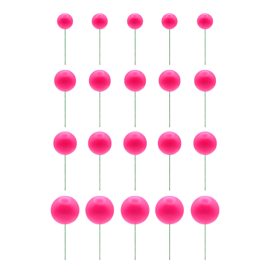 Conjunto Esferas Rosa 20 unid