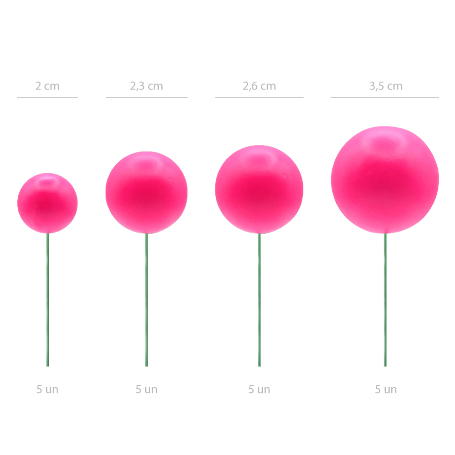 Conjunto Esferas Rosa 20 unid - Image 2