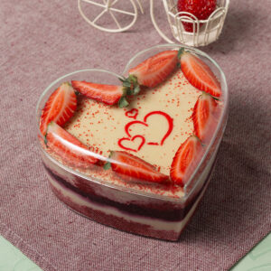 Alternative view of Cake Box Coração 750 ml
